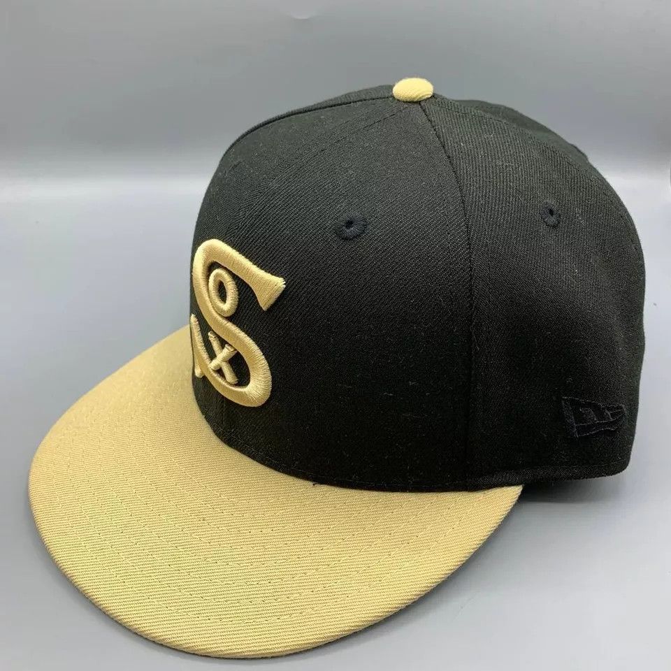 New Era Chicago White Sox Hat Men 7 1/2 59Fifty New Era Fitted Cap Size ONE SIZE - 3 Thumbnail