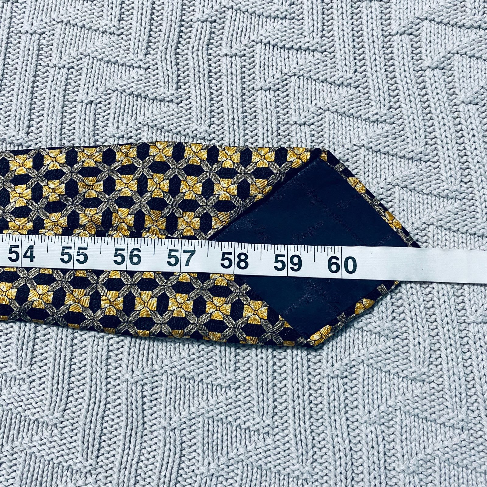 Ermenegildo Zegna Ermenegildo Zegna golden flower silk tie Size ONE SIZE - 4 Thumbnail