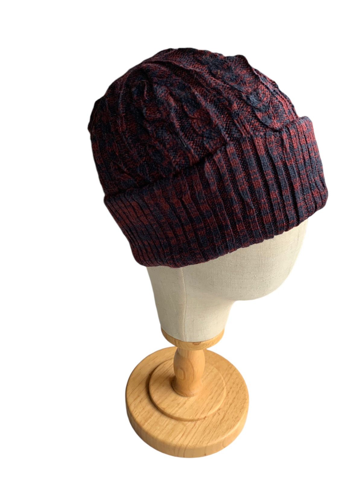 Japanese Brand × SHIPS Knitted Crochet Ships Jet Blue Winter Sessions Beanie Hats Size ONE SIZE - 6 Thumbnail