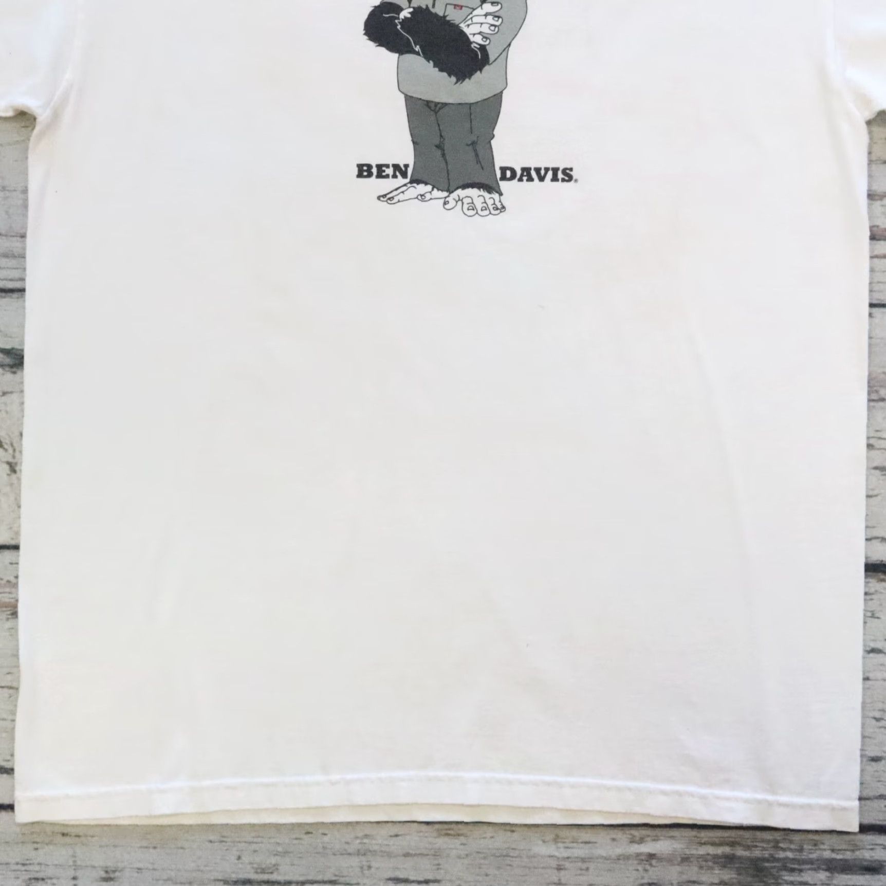 Ben Davis VINTAGE Ben Davis Gorilla Graphic T-Shirt Shirt Mens L White Size US L / EU 52-54 / 3 - 3 Thumbnail