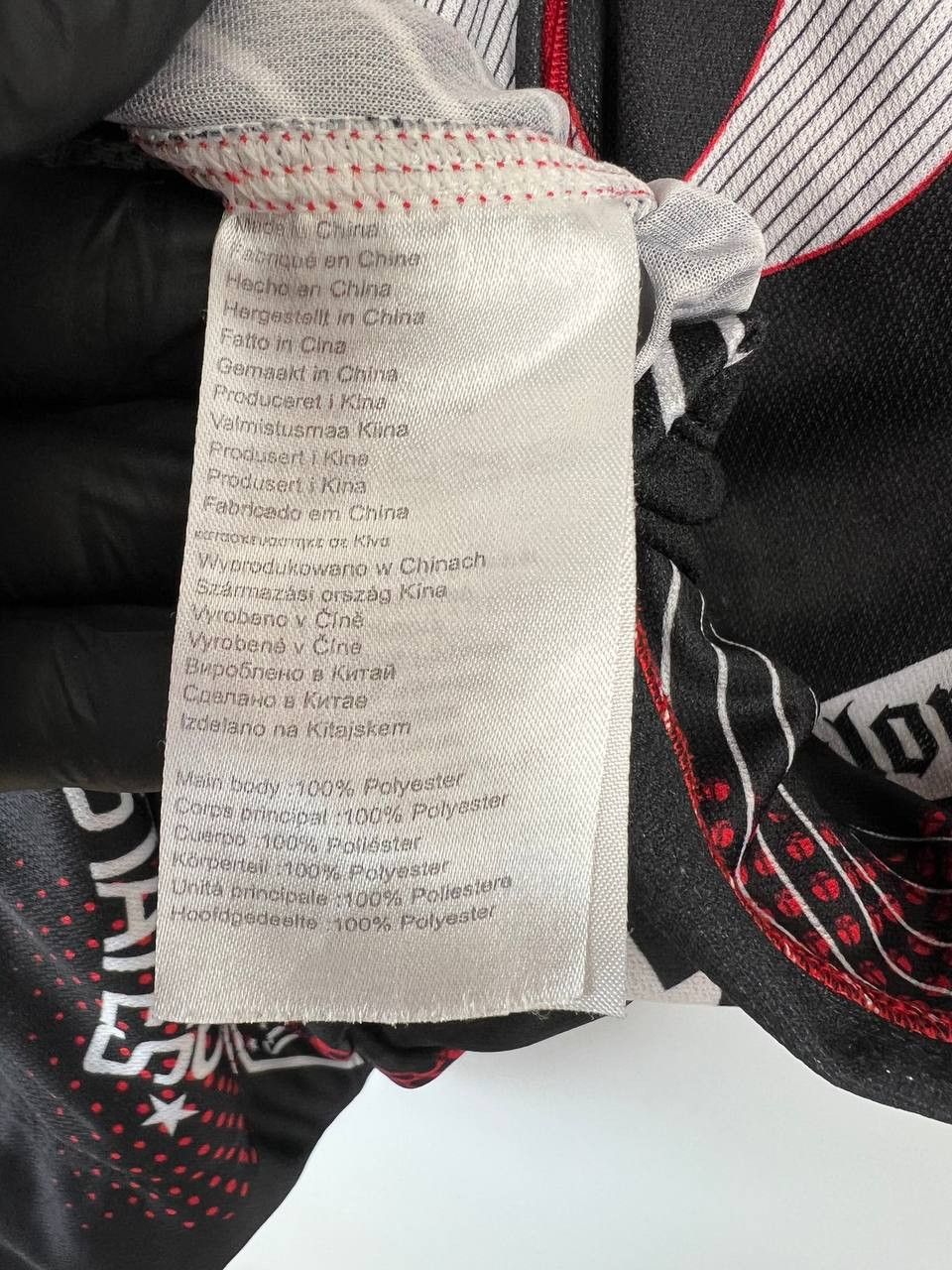 PEARL iZUMi PEARL IZUMI CYCLING JERSEY BLACK RED GRAPHIC FULL ZIP SIZE M Size US M / EU 48-50 / 2 - 3 Thumbnail