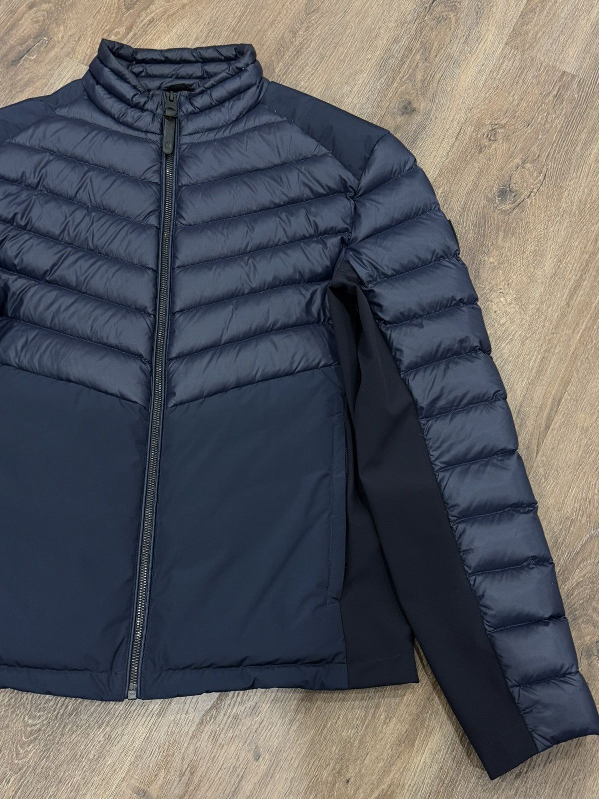 Mackage Mackage Navy Hybrid Down Jacket Lightweight Quilted Puffer Size US S / EU 44-46 / 1 - 6 Thumbnail