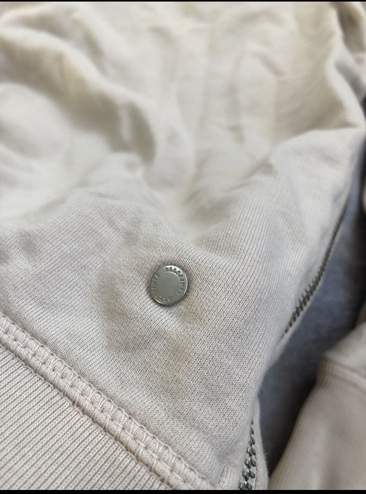 Allsaints ALLSAINTS Vintage Avantgarde Zip Sweatshirt Streetwear Hype Size US S / EU 44-46 / 1 - 6 Thumbnail