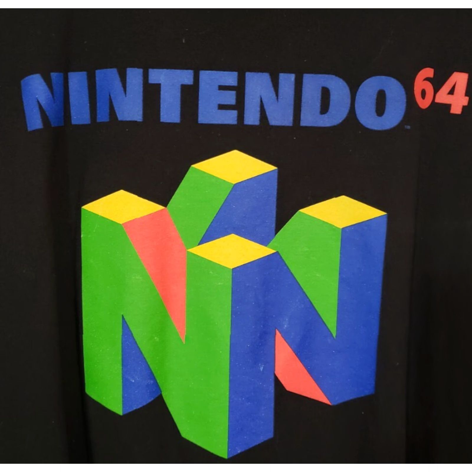Nintendo Nintendo 64 Classic Logo Graphic T-Shirt, 2XL, Black, Men, Short Sleeve, Crew Neck, Cotton Polyester, Pre-Owned, Graphic Tee Size US XXL / EU 58 / 5 - 3 Thumbnail