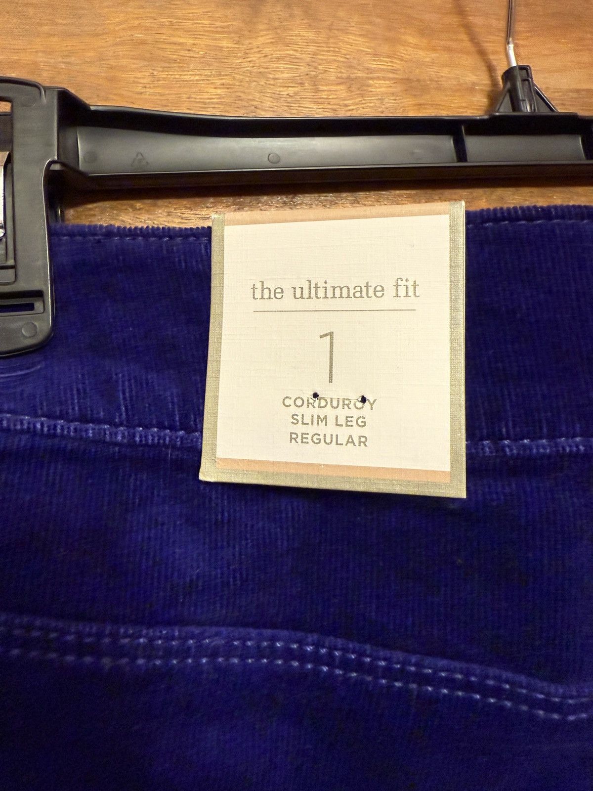 Chicos Chico’s Dark Purple Rapture Ultimate Slim Regular Corduroy Size 30" / US 8 / IT 44 - 4 Thumbnail