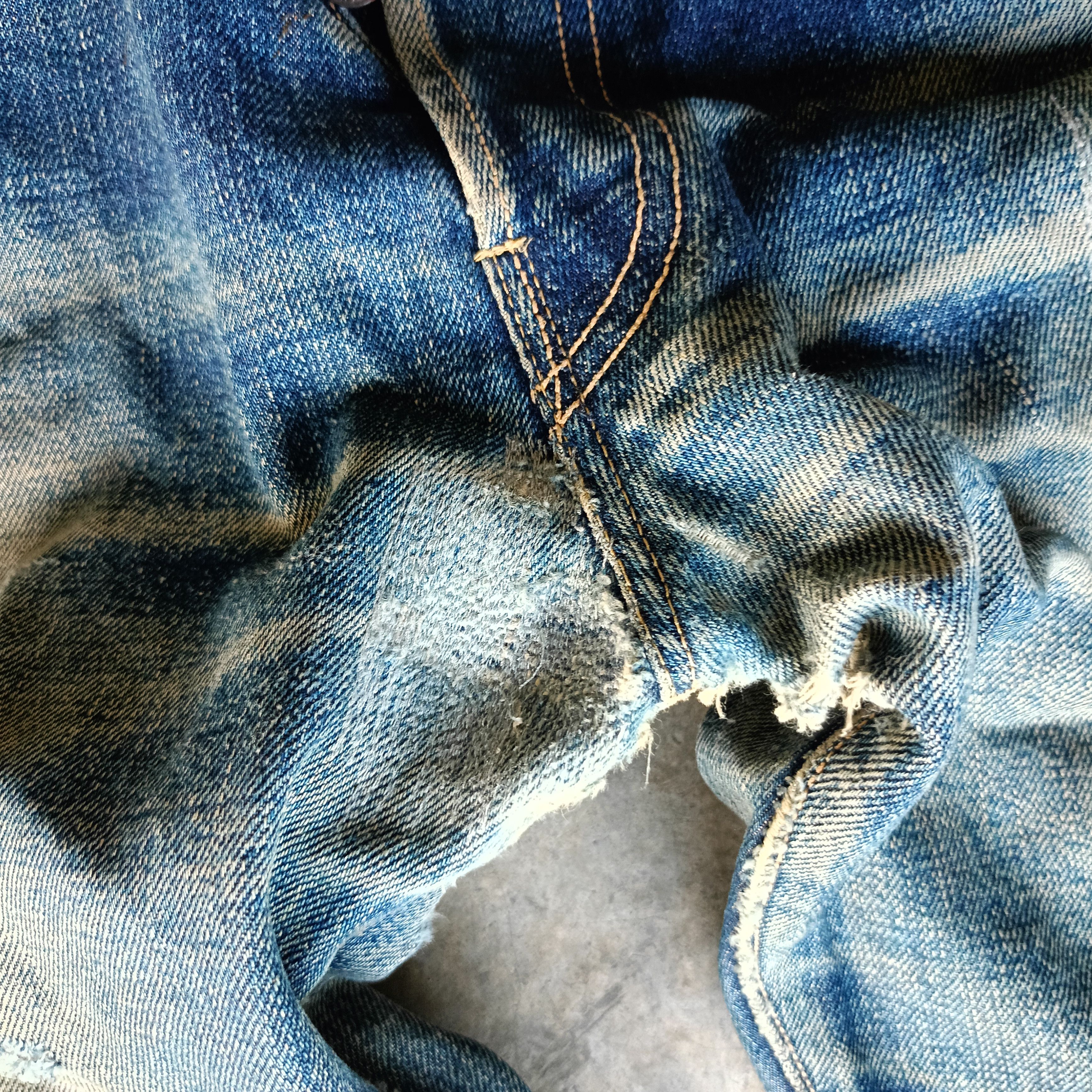 Japanese Brand Distressed Denim Sugar Cane Size US 32 / EU 48 - 11 Thumbnail