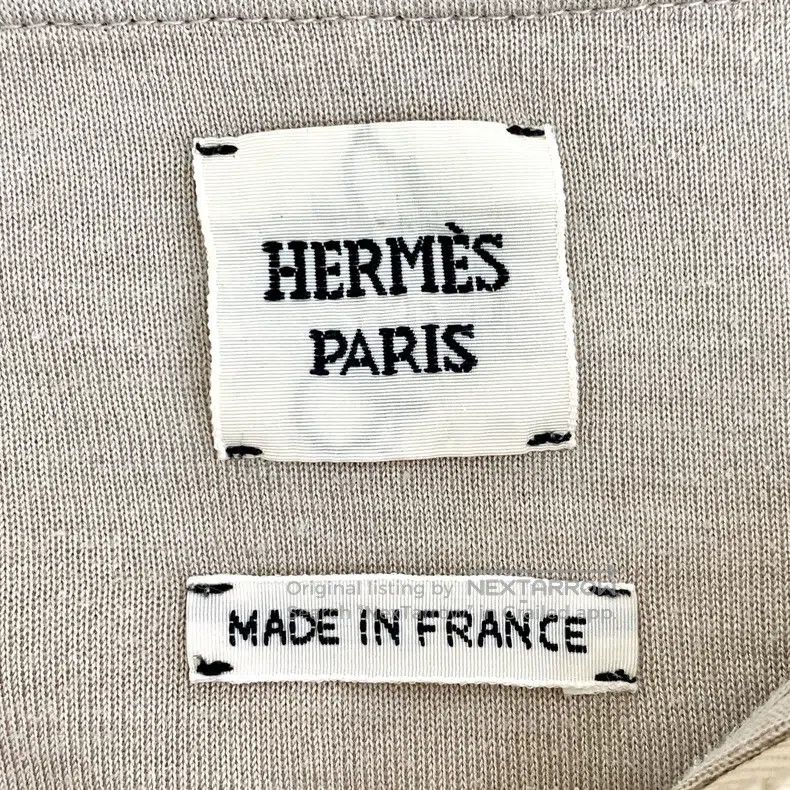 Other Hermes Khaki logo embroidered cotton stand collar zipper l Size M / US 6-8 / IT 42-44 - 6 Thumbnail