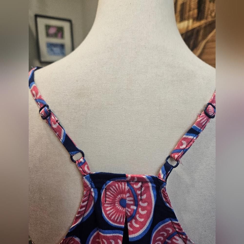 Designer Mud Pie Vibrant Floral Print Summer Tank #173 Size M / US 6-8 / IT 42-44 - 4 Thumbnail