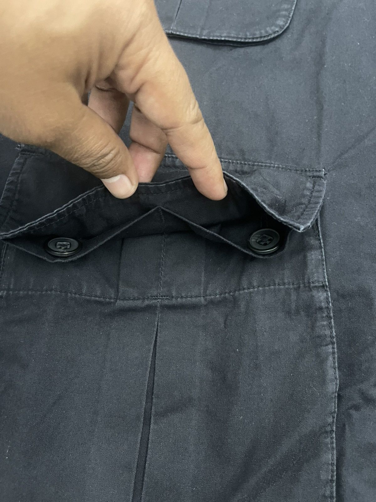 Lemaire × Uniqlo Uniqlo U Military Utility Jacket 4-Pocket Field Coat - Black Size US L / EU 52-54 / 3 - 4 Thumbnail