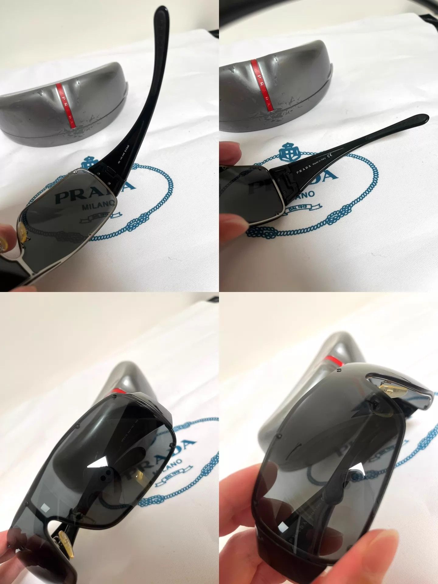 Prada Prada Archive Sunglasses 00s Size ONE SIZE - 3 Thumbnail