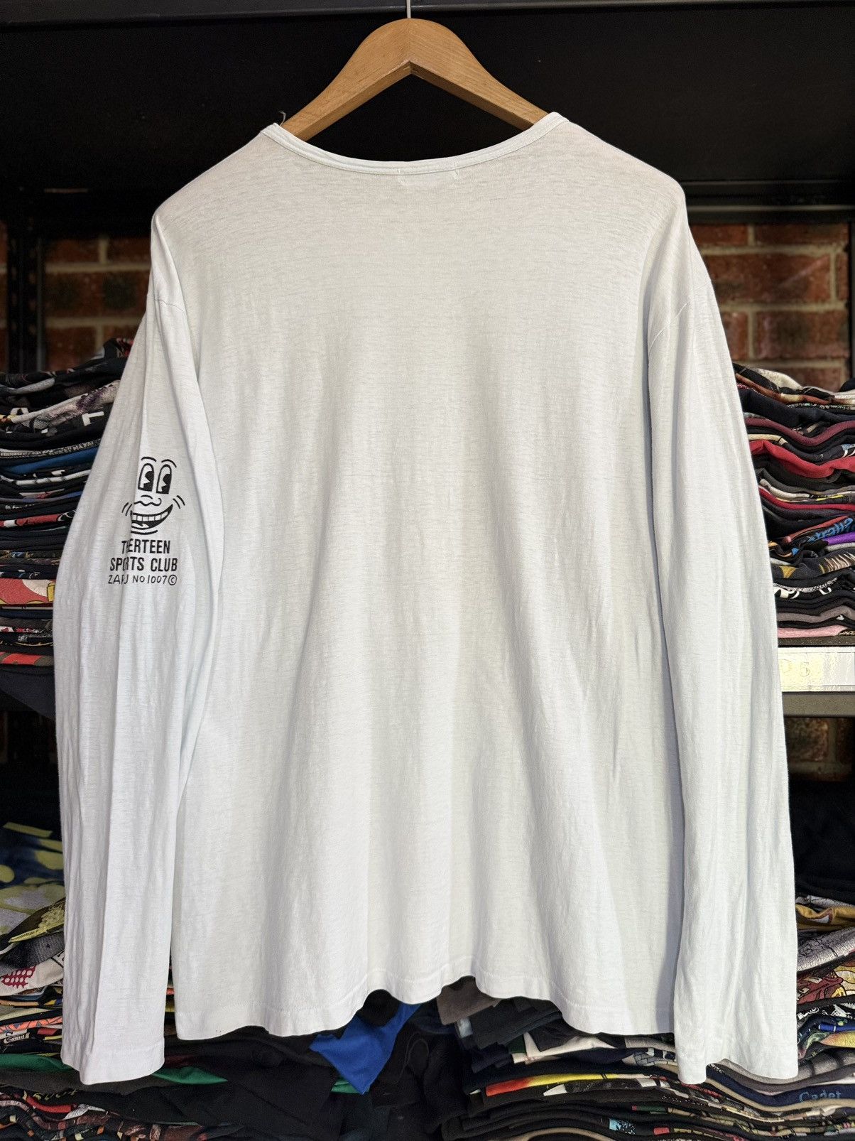 Arts & Science × Keith Haring × Vintage Vintage 90s Keith Haring Special Crew Worder Zap-J Art Tee Size US L / EU 52-54 / 3 - 10 Thumbnail