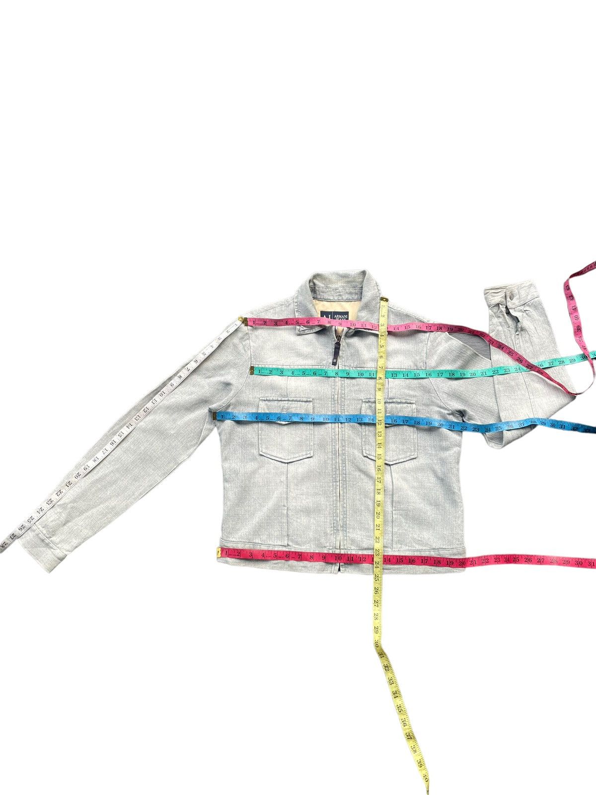 Armani Vintage Armani Jeans Jacket Size US L / EU 52-54 / 3 - 17 Thumbnail