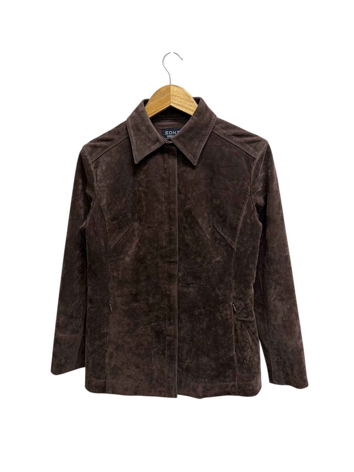 Sonia Rykiel Sonia Rukiel Velvet Button Up Jacket Size S / US 4 / IT 40 - 1 Thumbnail