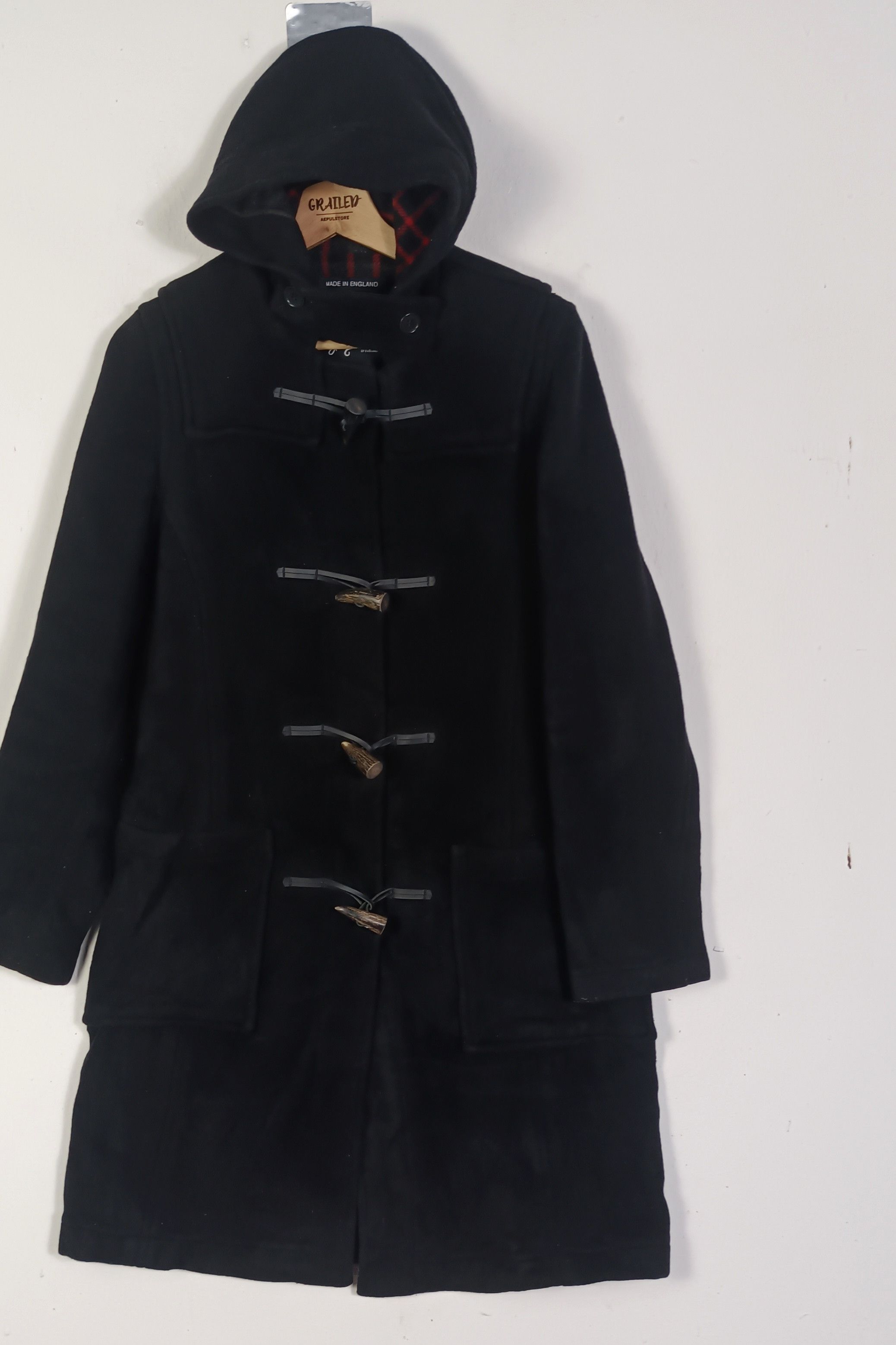 Gloverall Vintage 💥 Gloverall Duffle Coat Jacket Made In England Size US S / EU 44-46 / 1 - 4 Thumbnail