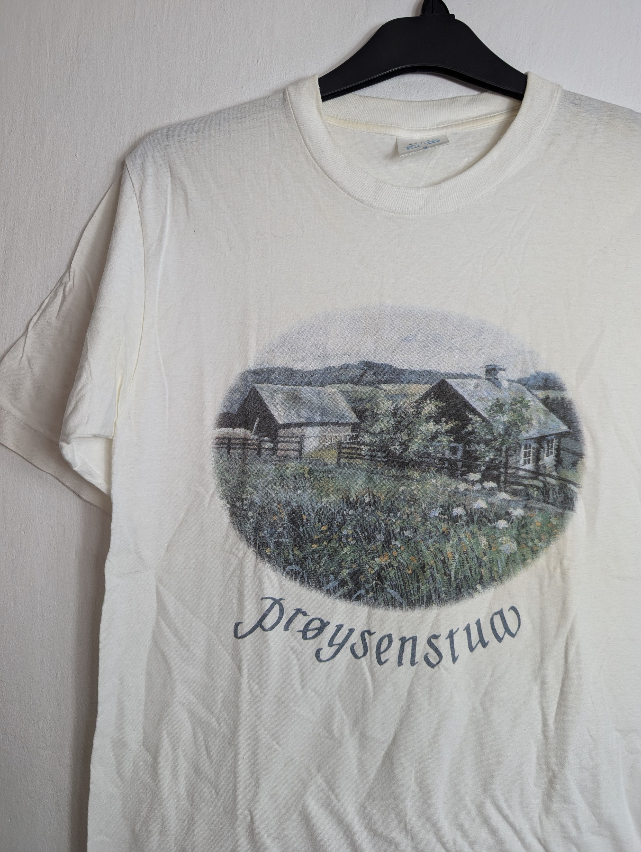 Vintage Prøysenstua Norway 90s Single Stitch Village Countryside Size US S / EU 44-46 / 1 - 2 Thumbnail