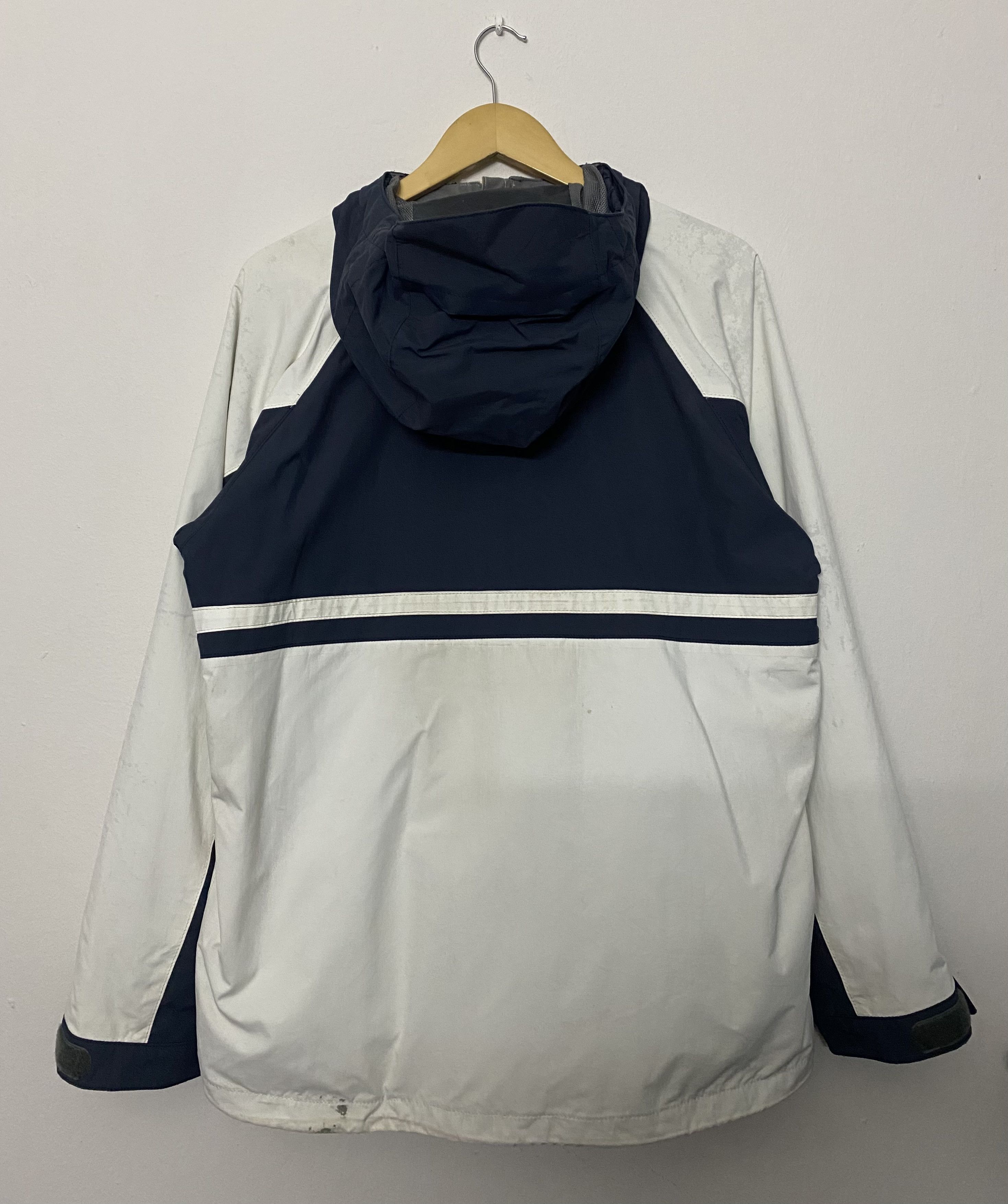 Helly Hansen Vtg Helly Hansen Navy and White Windbreaker Jacket Size US M / EU 48-50 / 2 - 2 Thumbnail