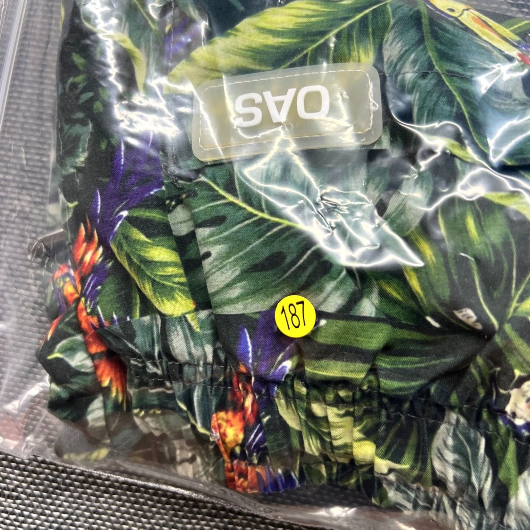 OAS OAS Mens Trunks Size 4XL Floral Beach Shorts Drawstring Athletic Casual Multicolor Small Summer Mens Size US 29 - 2 Thumbnail