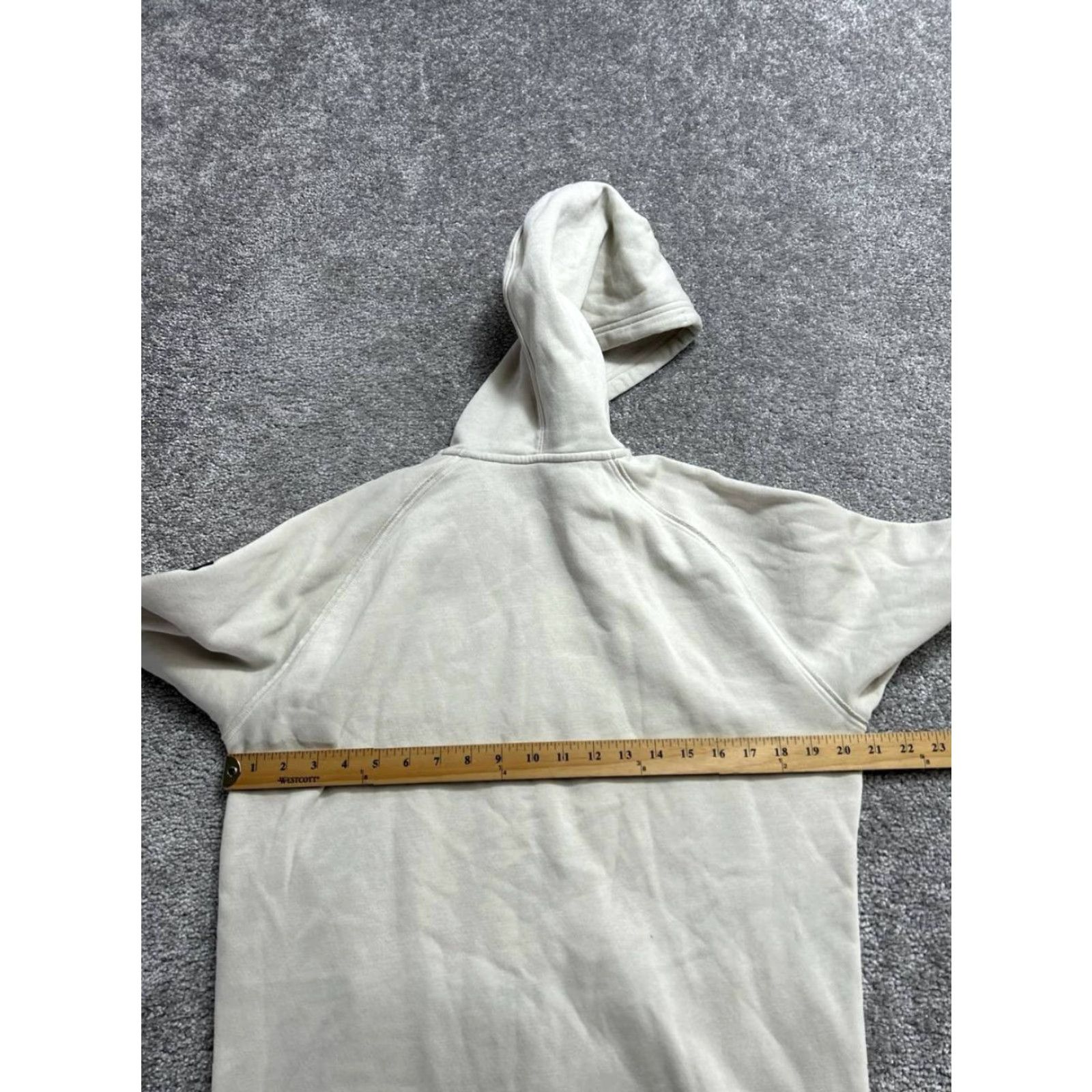 Under Armour Under Armour Project Rock Terry Hoodie Mens Small Beige Fleece Lined Loose Fit Size US S / EU 44-46 / 1 - 3 Thumbnail