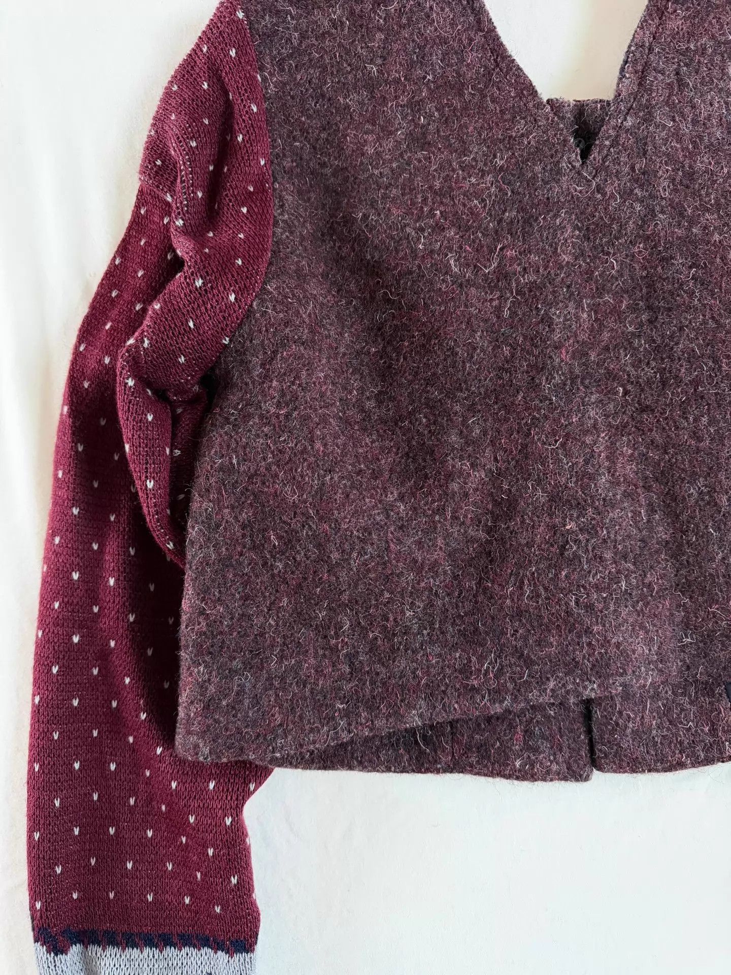 Undercover UC 1997 Leaf Rare Knit & Wool Felt Jkt New w/ Tags Size US M / EU 48-50 / 2 - 5 Thumbnail