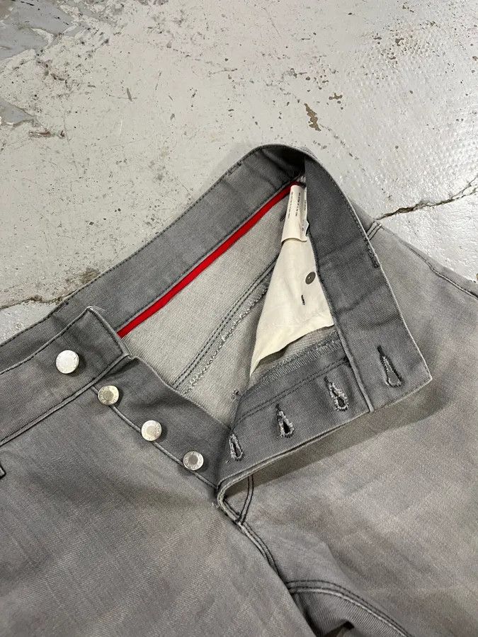 Prada AW2008 Prada Grey Denim Tapered Fit Jeans Size US 33 - 11 Thumbnail