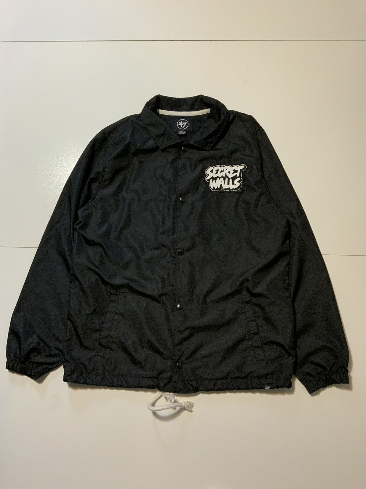 47 Brand Secret Wells Support Your Local Artist Windbreaker Jacket Size US M / EU 48-50 / 2 - 2 Thumbnail