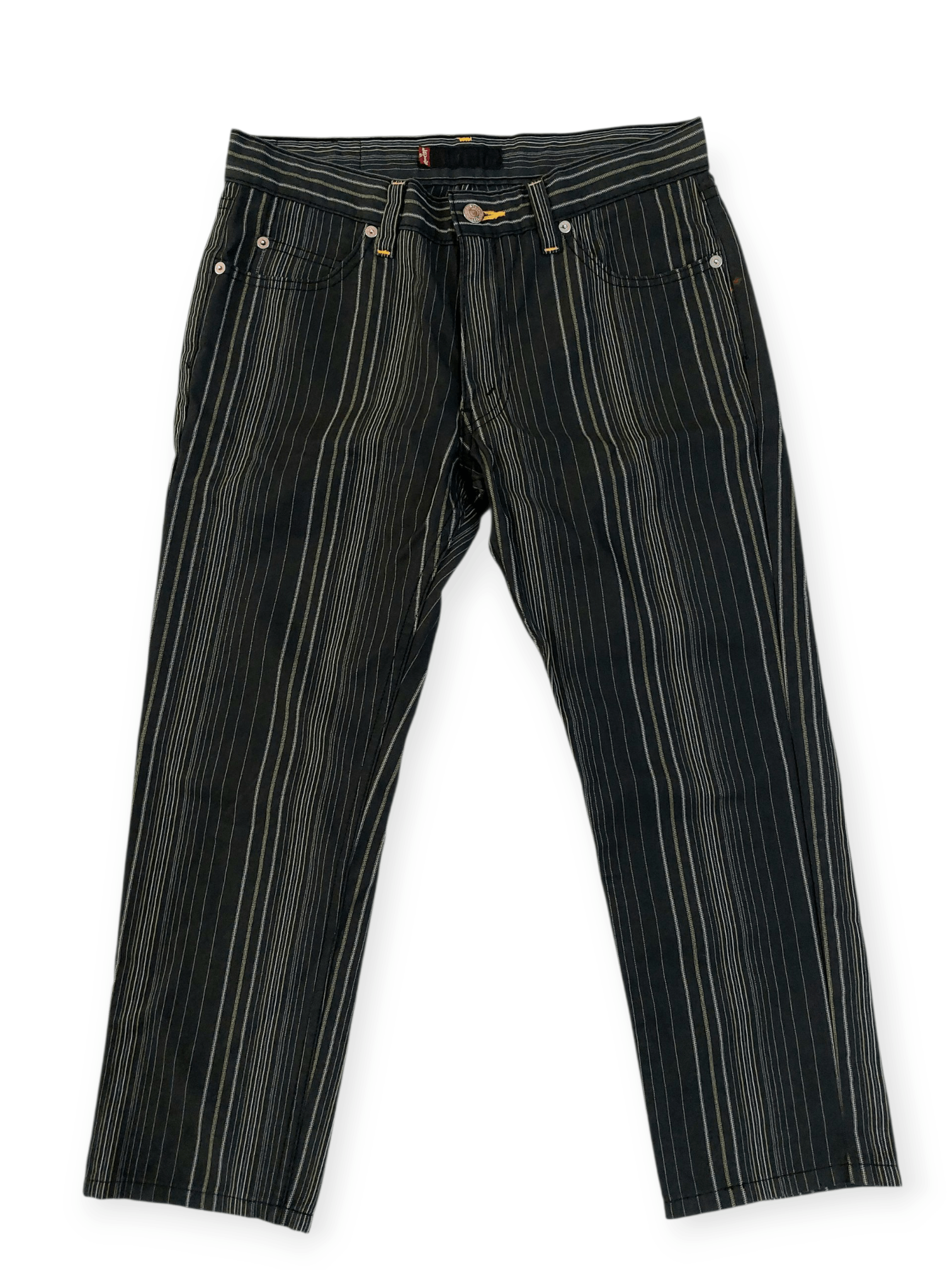 Levi's Levi's Premium Red Tag Line Stripes Sashiko Style Pants Size US 29 - 2 Thumbnail
