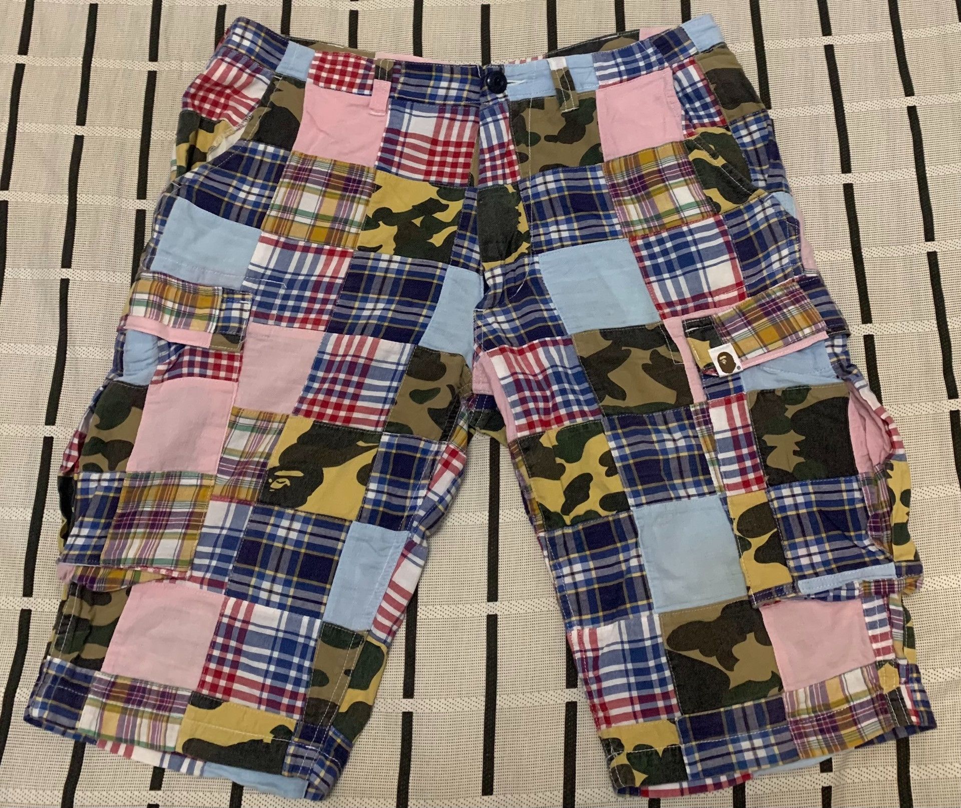 Bape Bape Camo Plaid Multi Casual Pants M Men Size US 32 / EU 48 - 1 Thumbnail