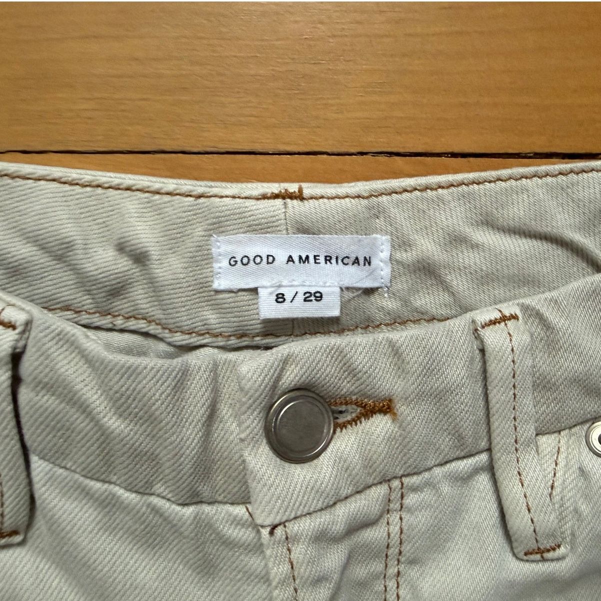 Good American Good American Good 90’s Icon Straight Leg Jeans 8 - White Size 30" / US 8 / IT 44 - 2 Thumbnail