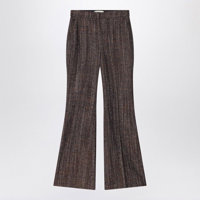 Fendi Fendi Rust Wool And Alpaca Trousers Size 27" / US 4 / IT 40 - 1 Thumbnail