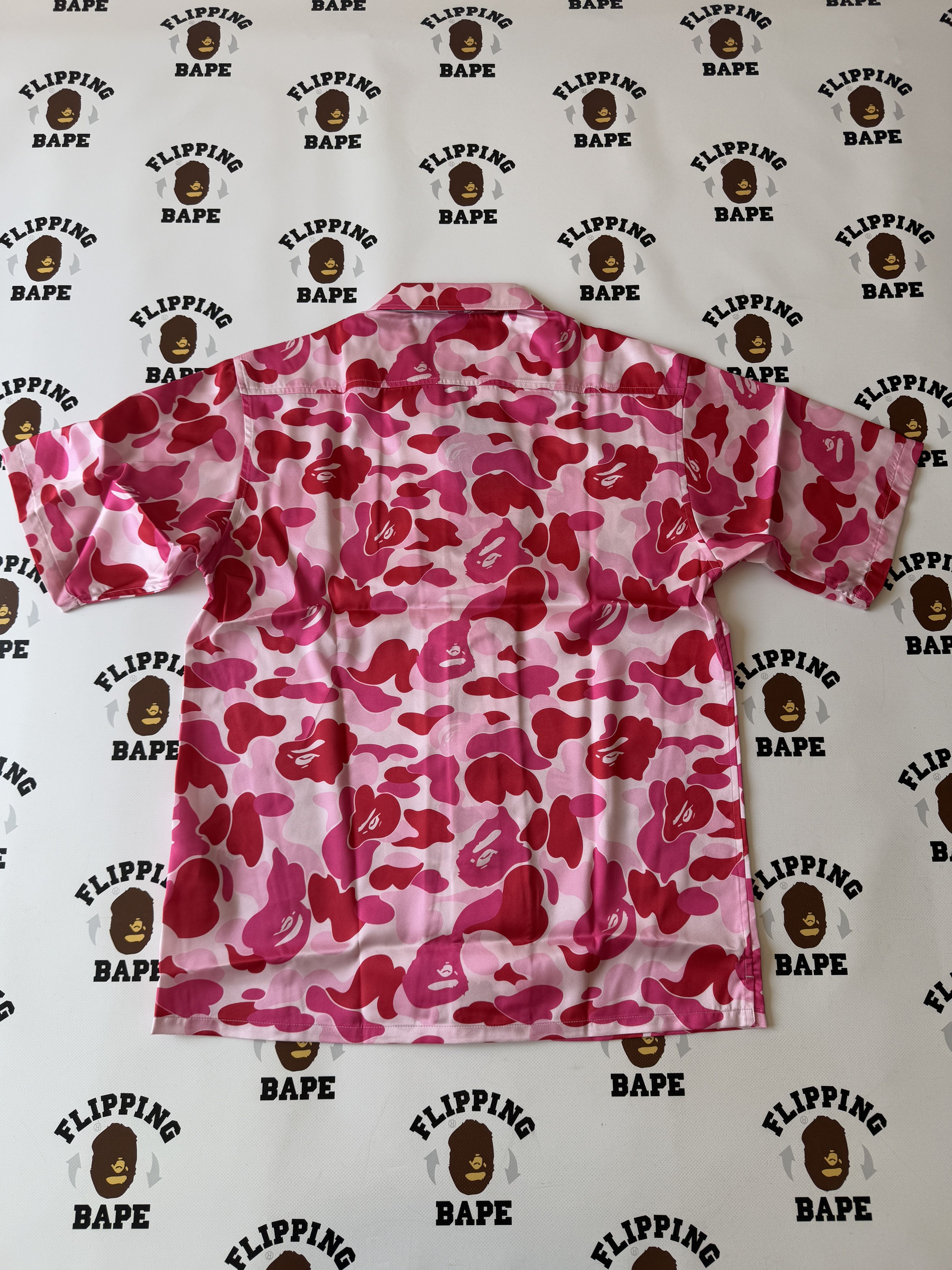 Bape BAPE ABC CAMO OPEN COLLAR SS SHIRTS (SS25) Size US M / EU 48-50 / 2 - 2 Thumbnail
