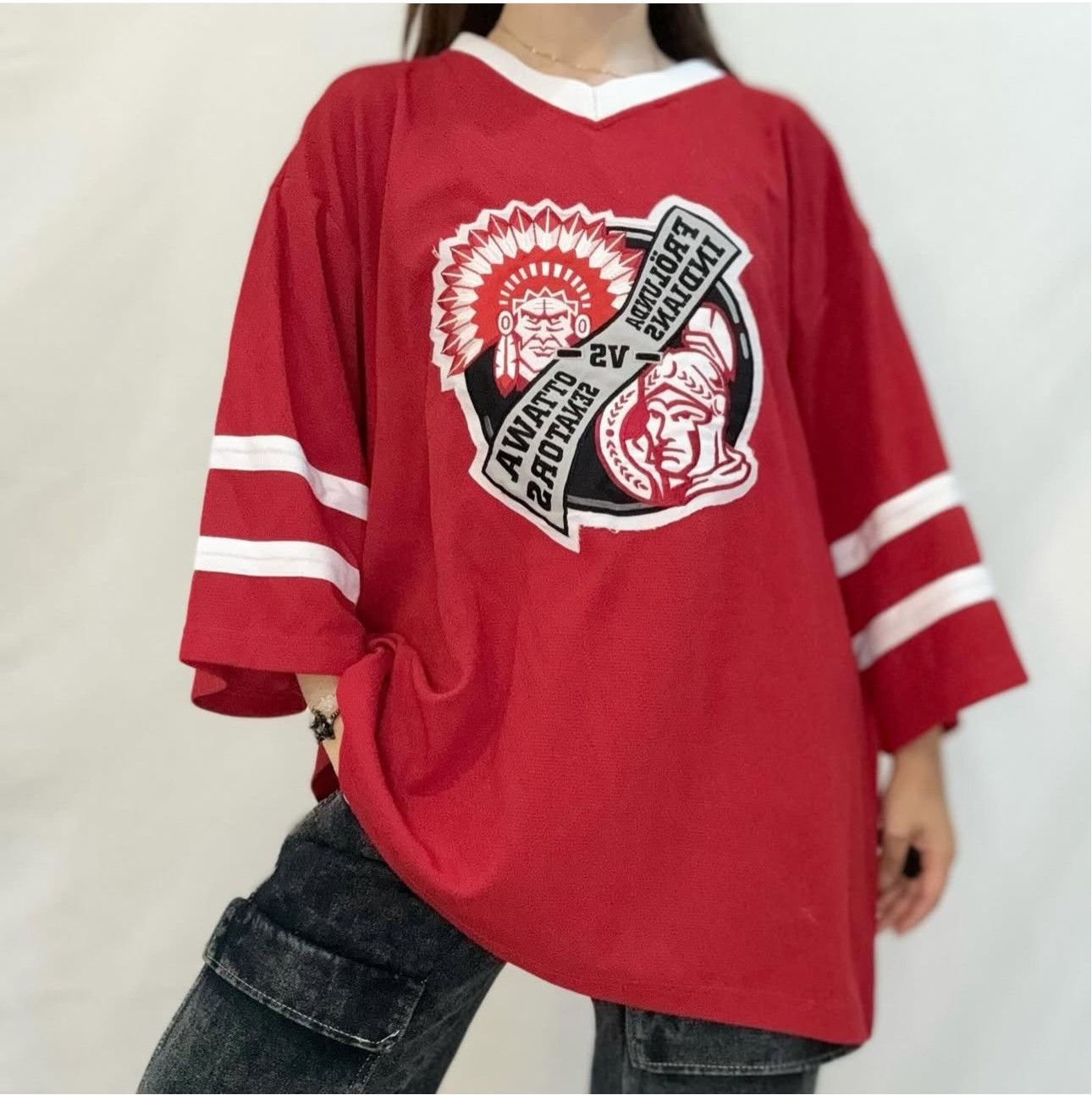 Vintage Frolunda indians vs ottawa senators Size US L / EU 52-54 / 3 - 4 Thumbnail