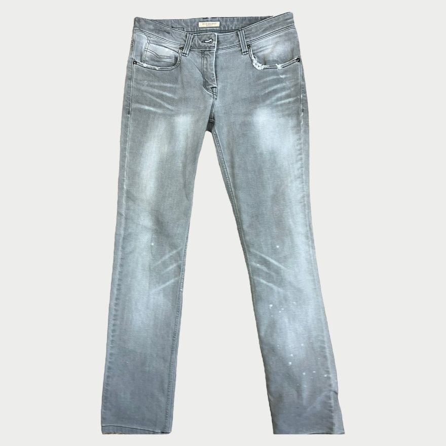 Burberry Burberry Brit | Kensington Skinny Low-Rise Gray Jeans | 26 Size 26" / US 2 / IT 38 - 11 Thumbnail