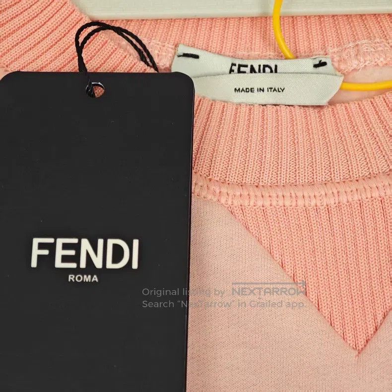 Fendi Fendi Pink rhinestone hoodie Size S / US 4 / IT 40 - 4 Thumbnail
