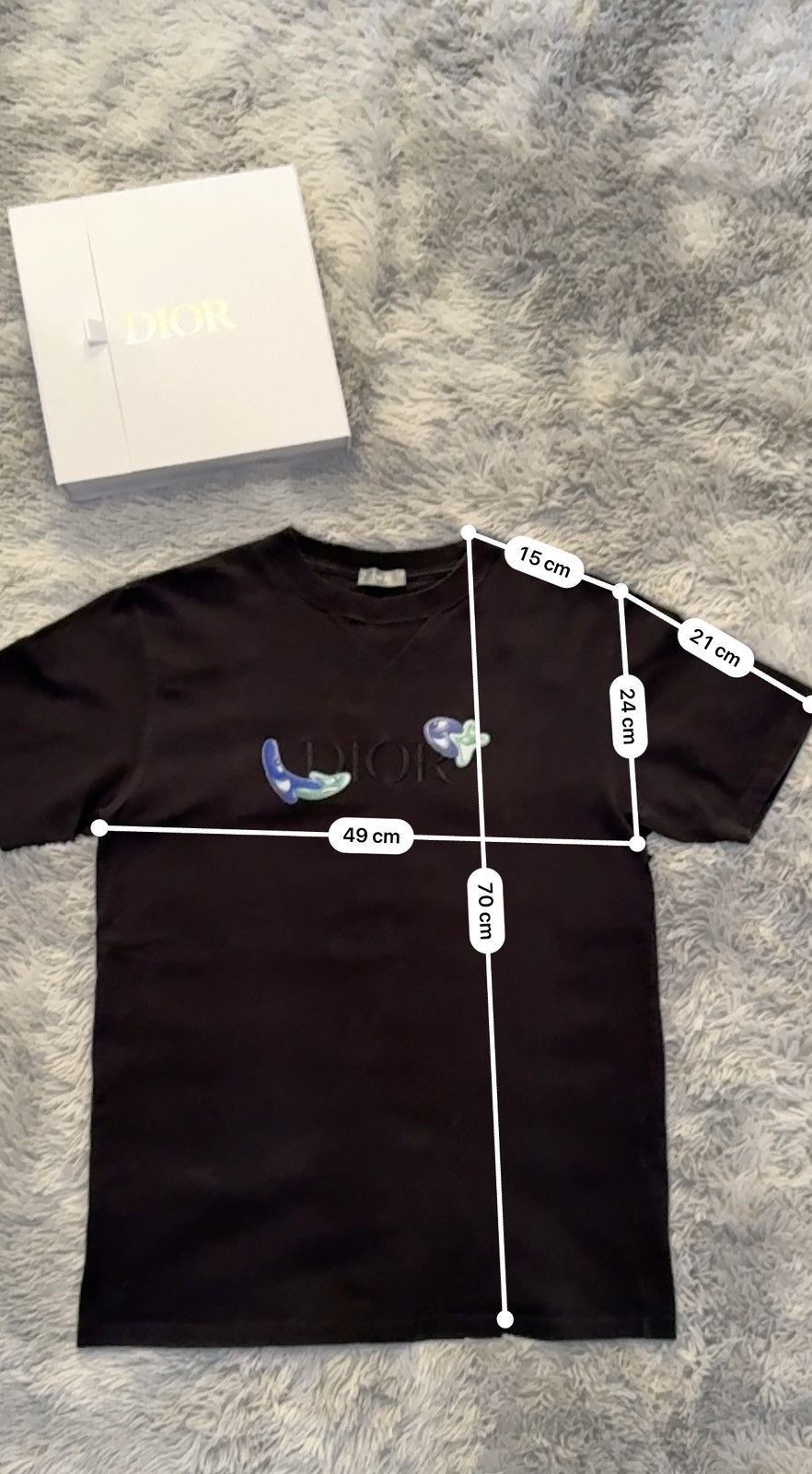 Dior Dior x Kenny Scharf “Cosmic Faces” T-Shirt FW20 Size XS Size US S / EU 44-46 / 1 - 9 Thumbnail