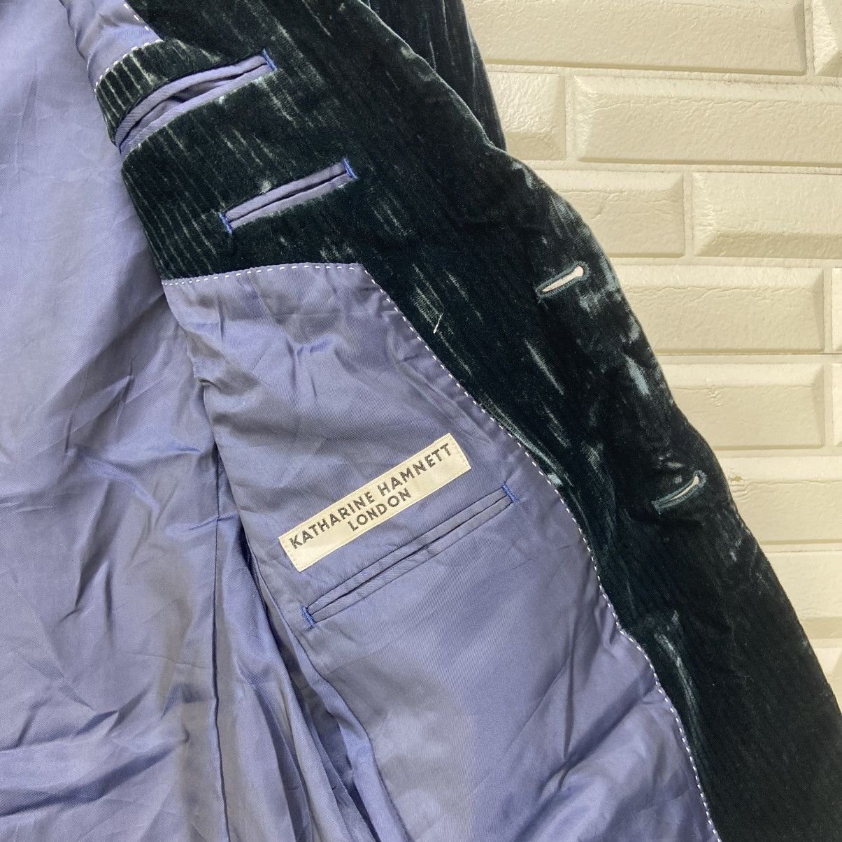 Katharine Hamnett London Katherine Hamnett London Velvet Green Jacket Size US S / EU 44-46 / 1 - 12 Thumbnail
