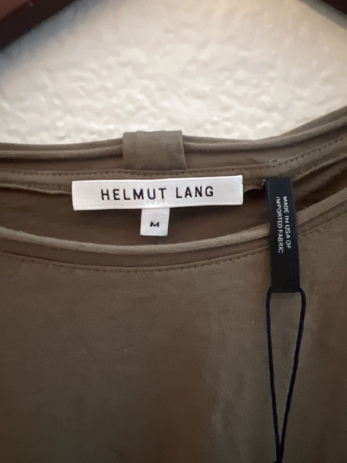 Helmut Lang Helmut Lang Distressed Sleeve Green Shirt Size US M / EU 48-50 / 2 - 2 Thumbnail