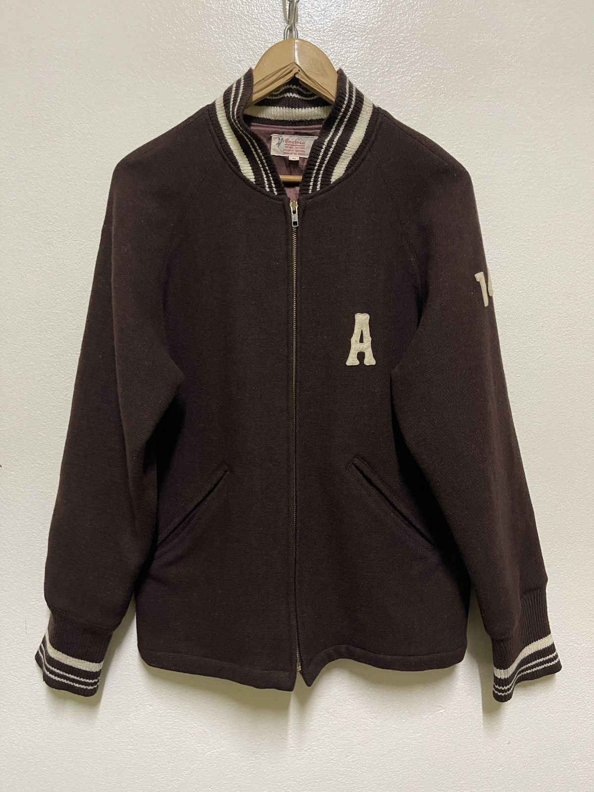 Japanese Brand Corisco Wool Varsity Jacket Size US M / EU 48-50 / 2 - 1 Thumbnail