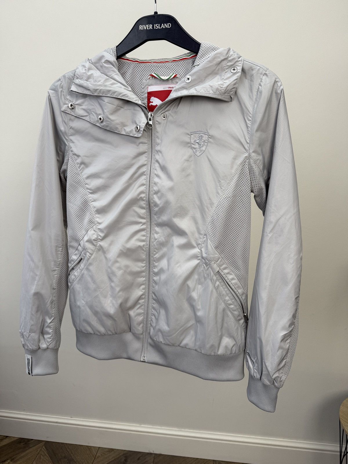 Ferrari Vintage Puma Ferrari Lightweight Hooded Jacket Windbreaker Size XS / US 0-2 / IT 36-38 - 3 Thumbnail