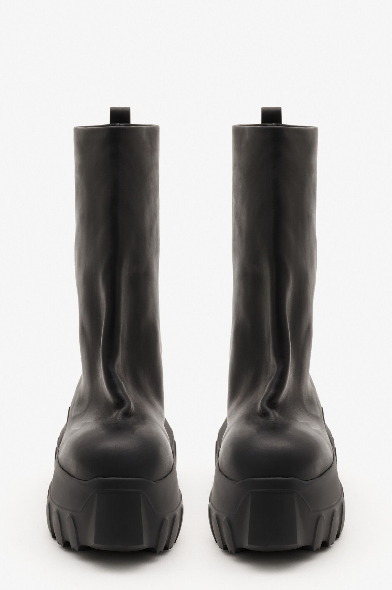 Rick Owens RICK OWENS Porterville Flared Mega Tractor Boots Size US 11 / IT 41 - 3 Thumbnail