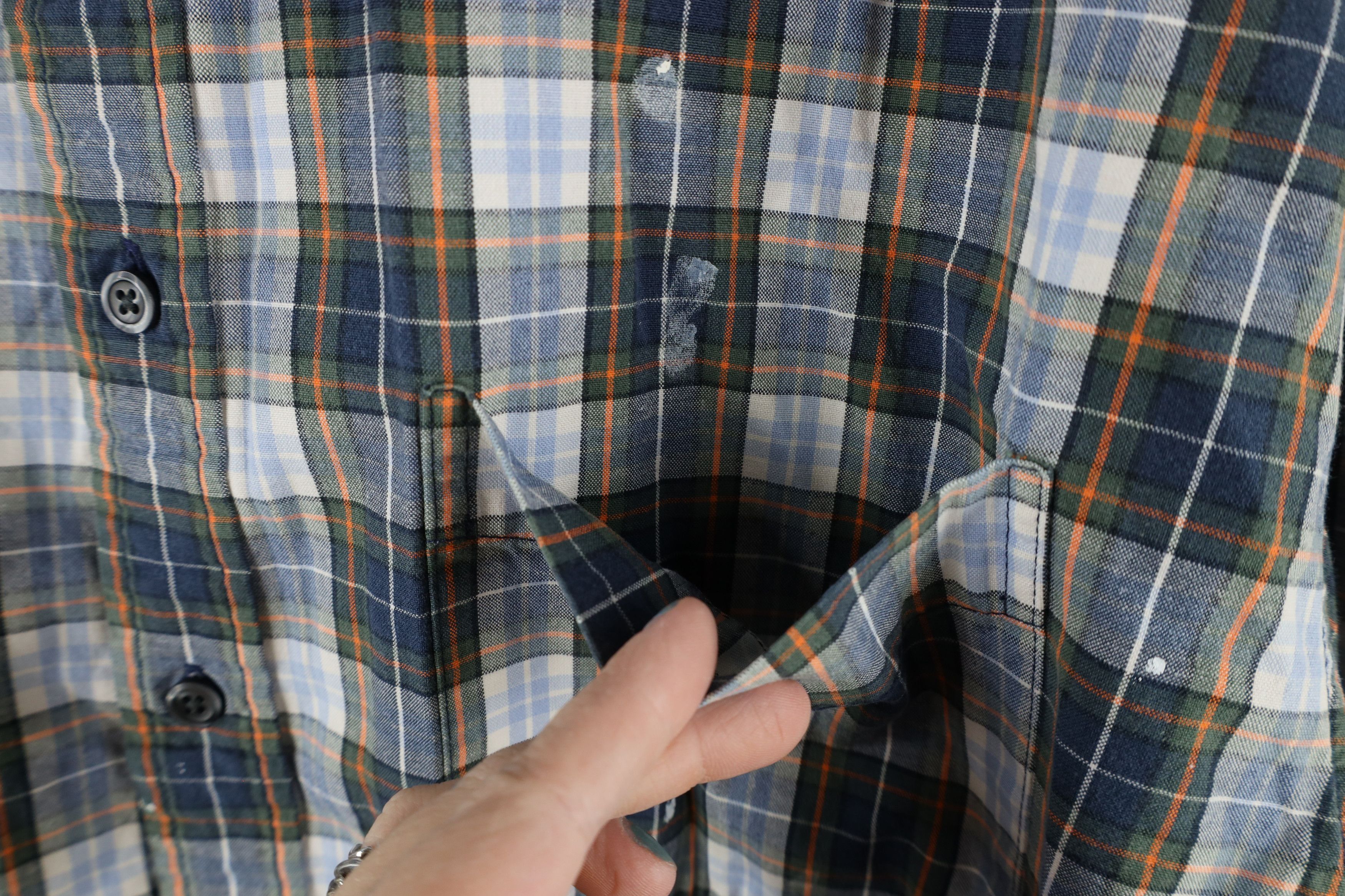 Gap × Vintage Vintage 90s Gap Collared Button Down Shirt Plaid Cotton Size US XL / EU 56 / 4 - 6 Thumbnail