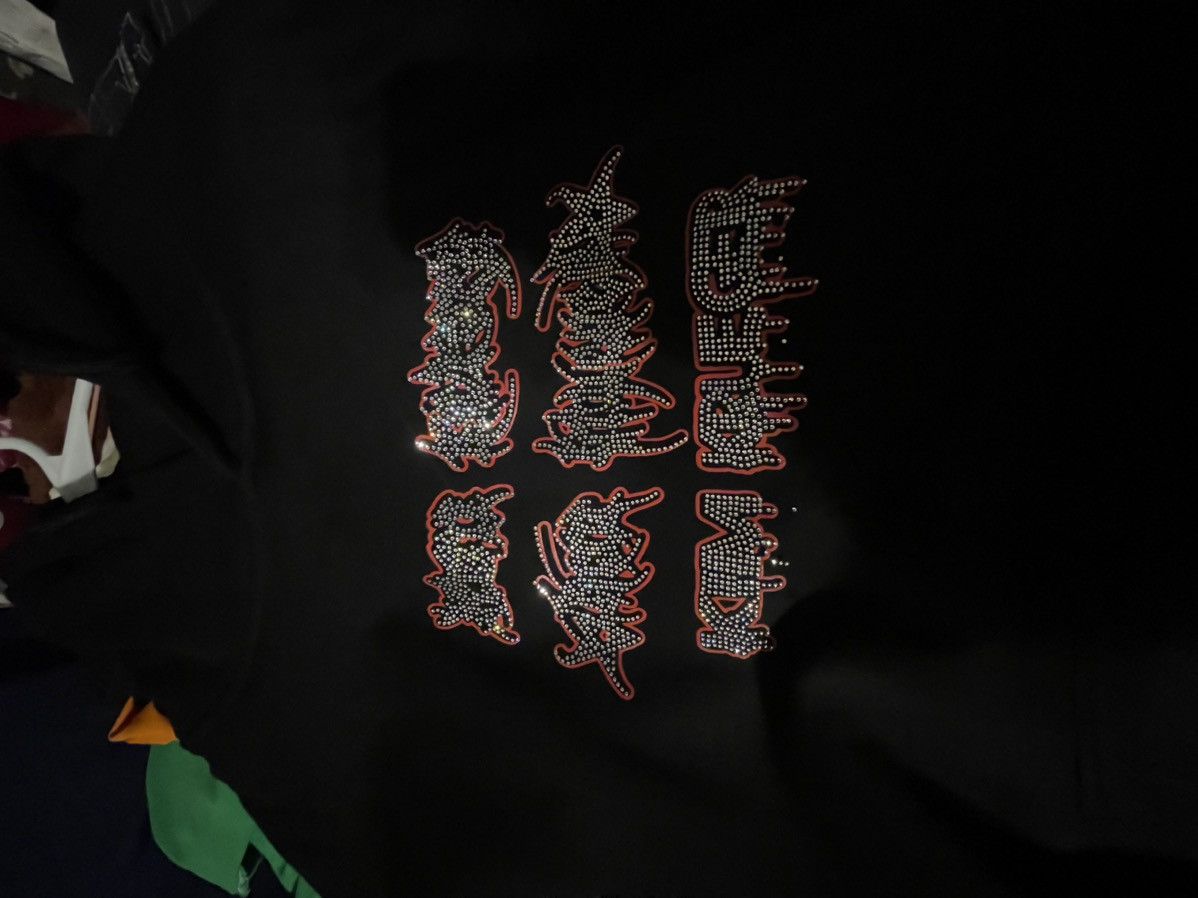 Kim Krueger kim krueger hoodie red outline rhinestone hoodie Size US XXL / EU 58 / 5 - 5 Thumbnail