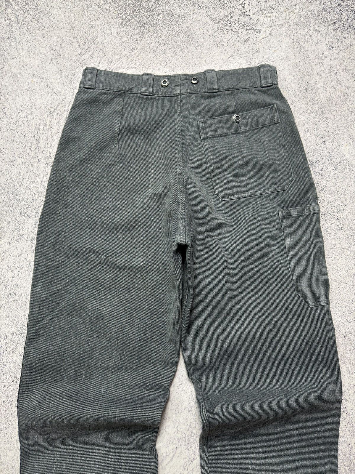 Vintage Vintage Swiss Army Salt & Pepper Denim Work Trousers Pants Size US 34 / EU 50 - 14 Thumbnail