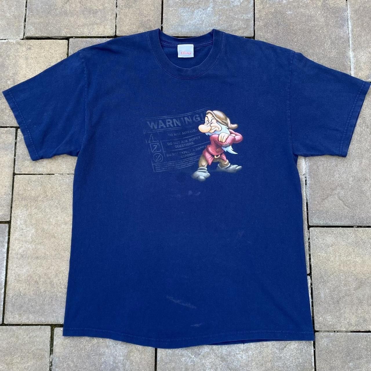 Disney × Vintage Vintage Disney Store Snow White Grumpy Cartoon Tshirt Size US L / EU 52-54 / 3 - 1 Thumbnail