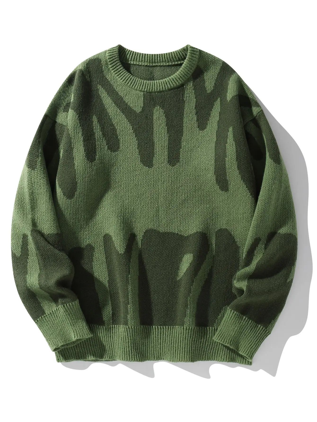Japanese Brand × Vintage Ink Drip Sweater Size US L / EU 52-54 / 3 - 1 Thumbnail