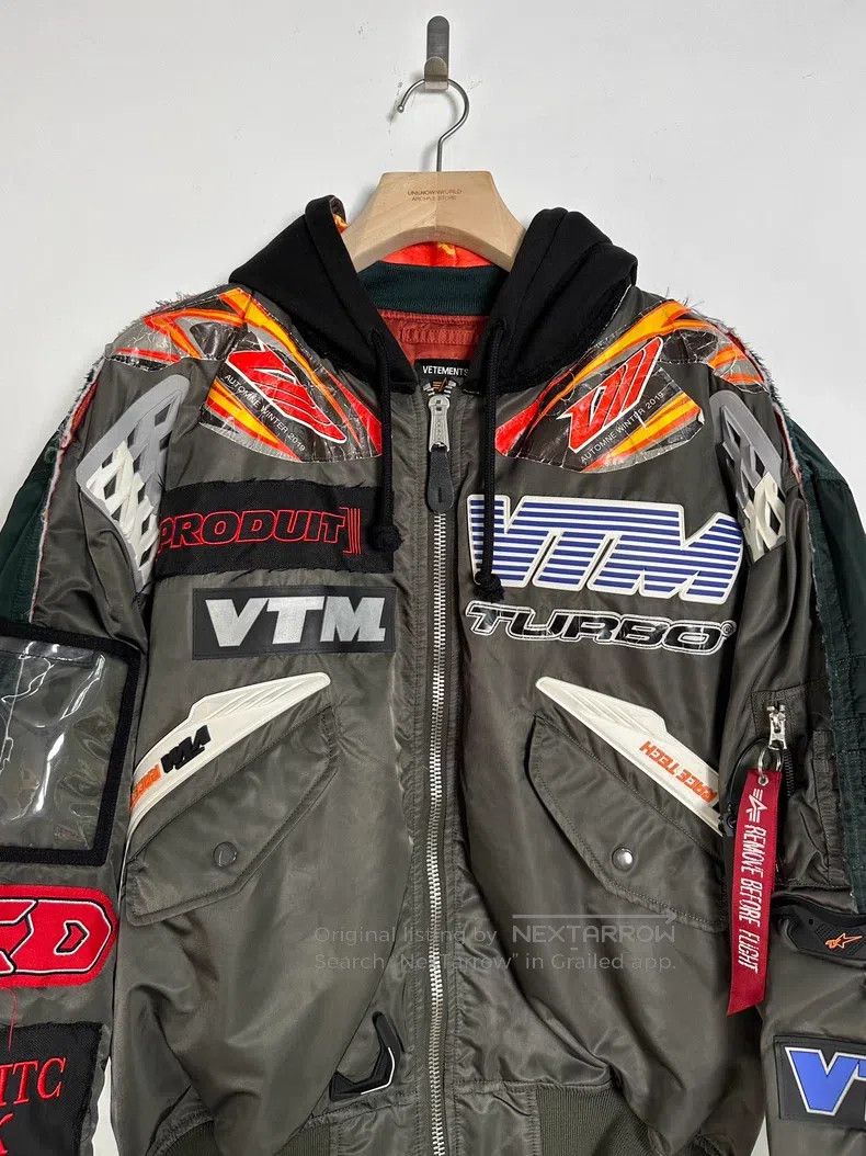 Other Vetements Racing Themed Silicone Bomber Cotton Jacket Size US S / EU 44-46 / 1 - 2 Thumbnail