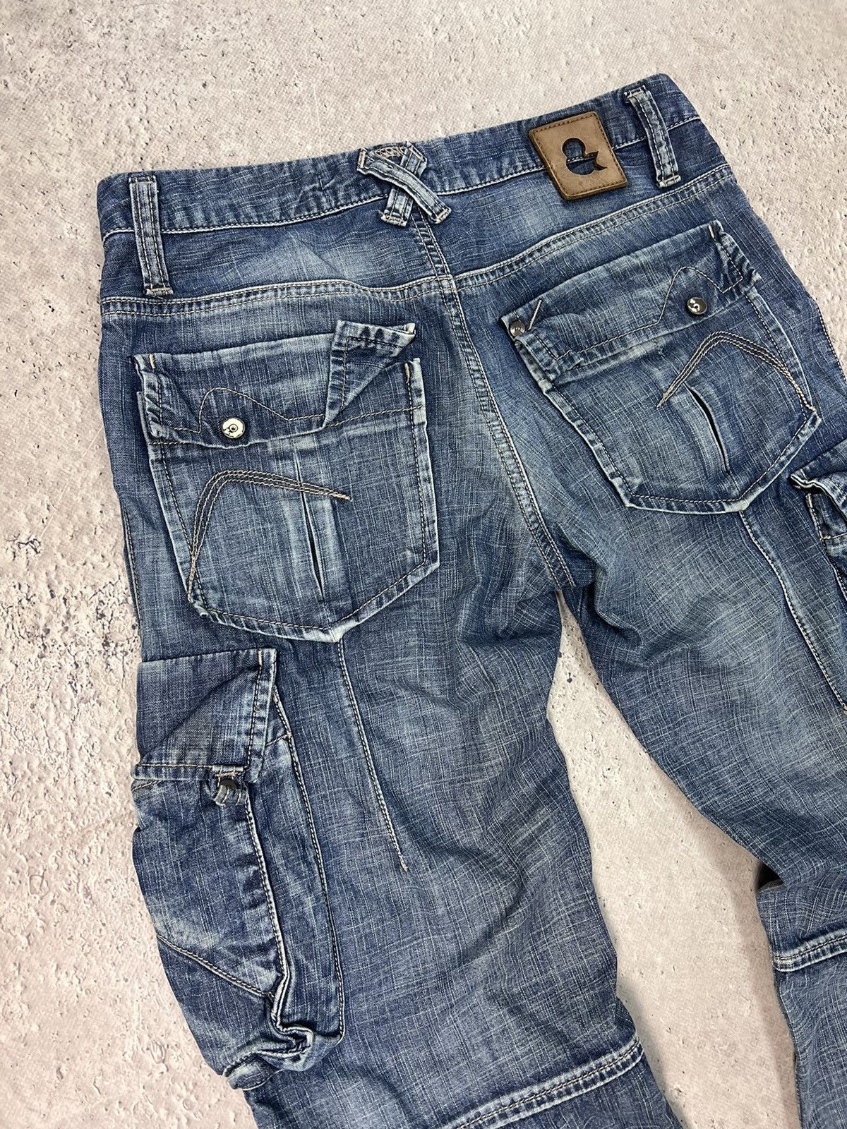 Diesel VTG Balenciaga Style Diesel Baggy Washed Jeans y2k Size US 31 - 11 Thumbnail