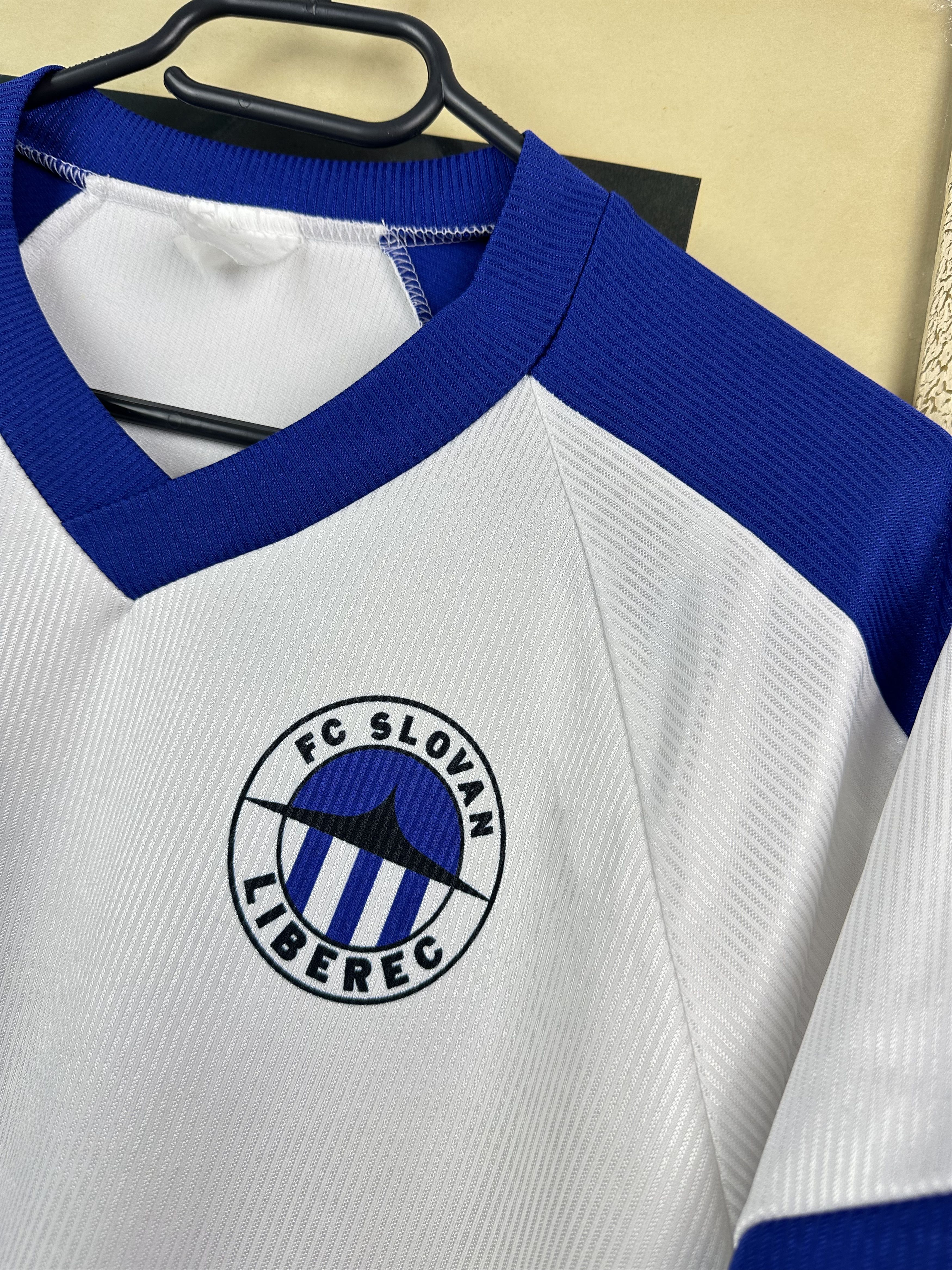 Vintage Vintage FC Slovan Liberec football shirt Match Worn #15 Rare Size US L / EU 52-54 / 3 - 3 Thumbnail
