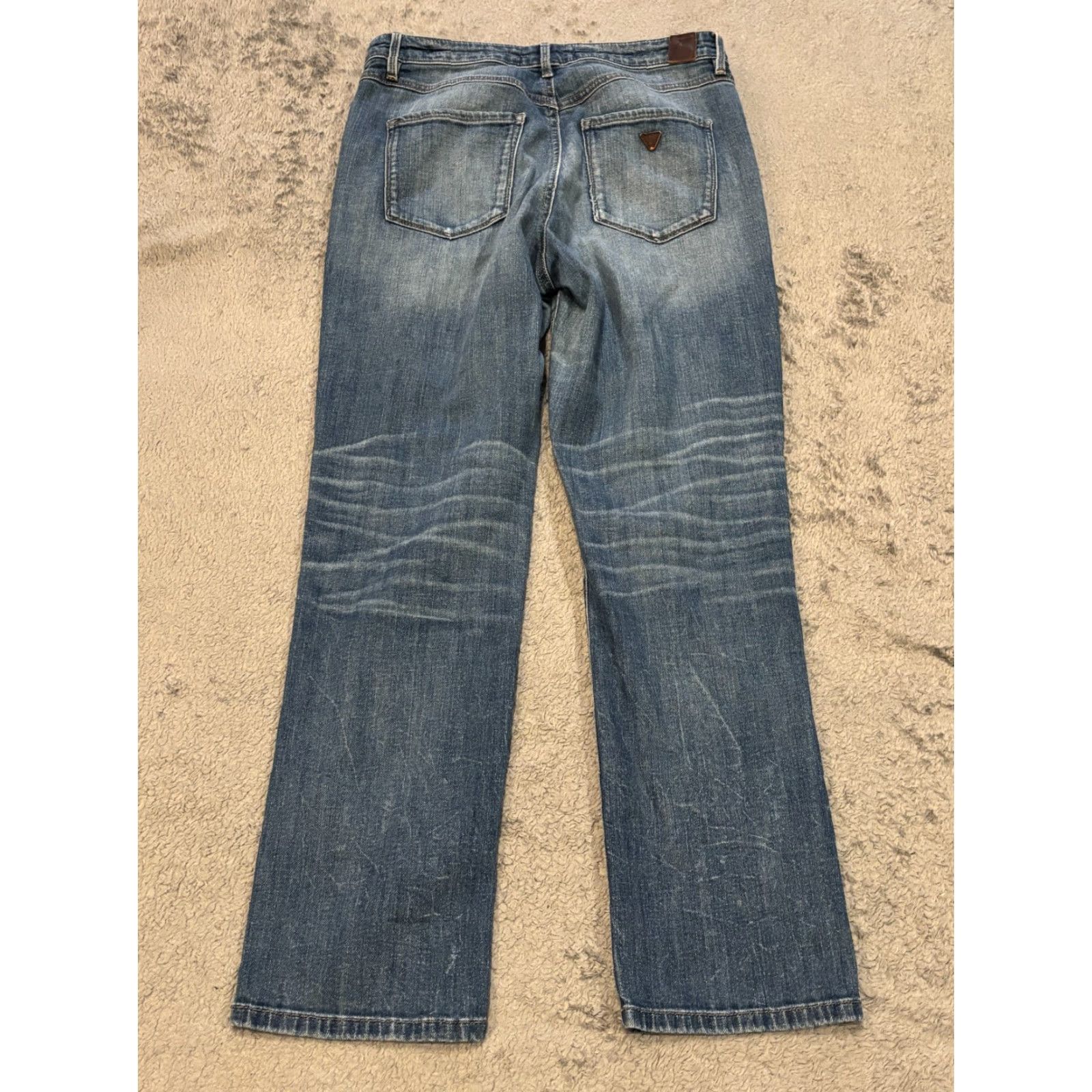 Guess VINTAGE Guess Jeans Womens 29 Model Jean Blue Denim Bootcut Button Fly Rodeo Western Shirt Pants Jeans? Size 29" - 8 Thumbnail