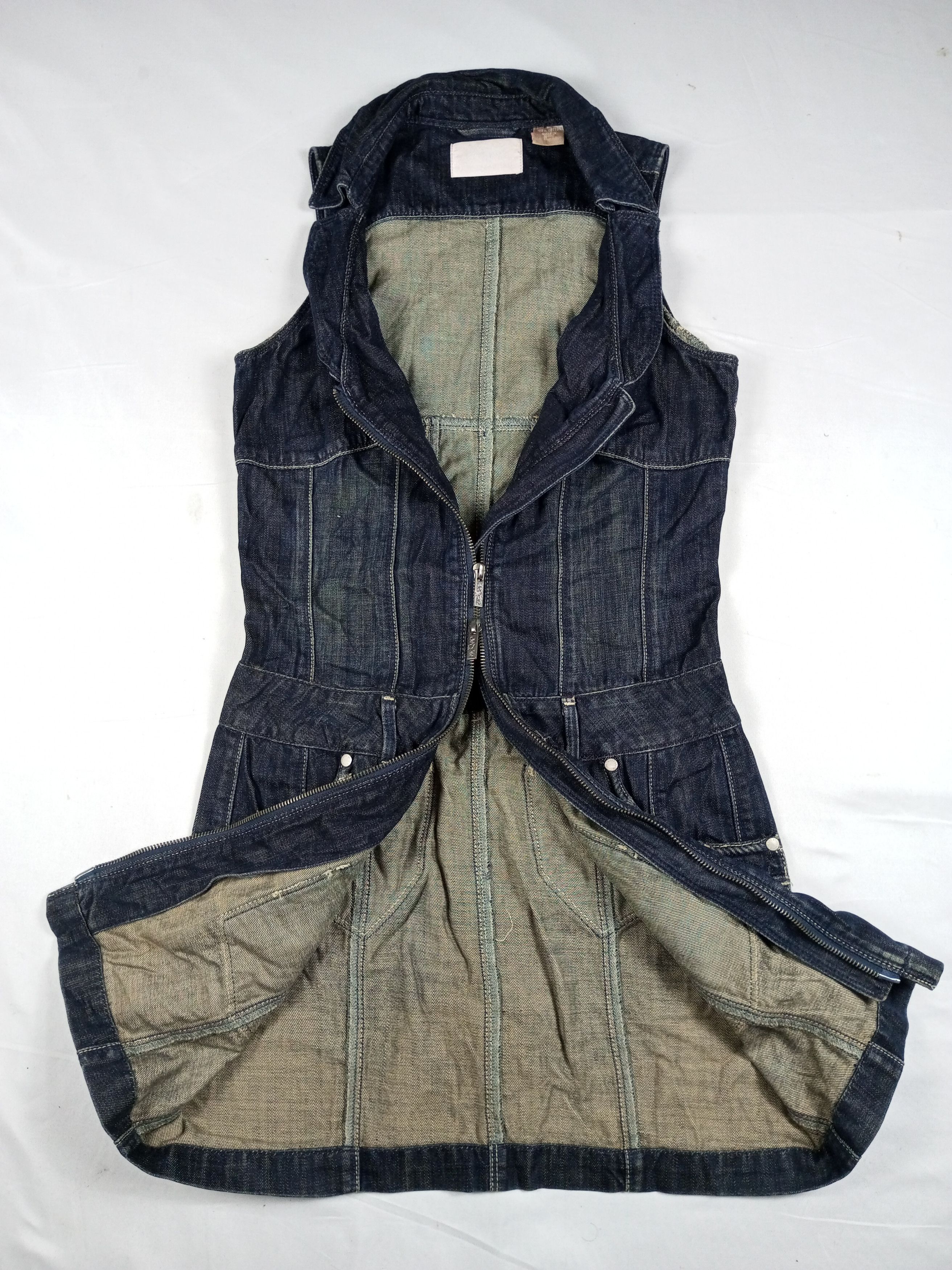 Levi's Vintage Levi’s Lady Sleeve less Denim Size M / US 6-8 / IT 42-44 - 8 Thumbnail