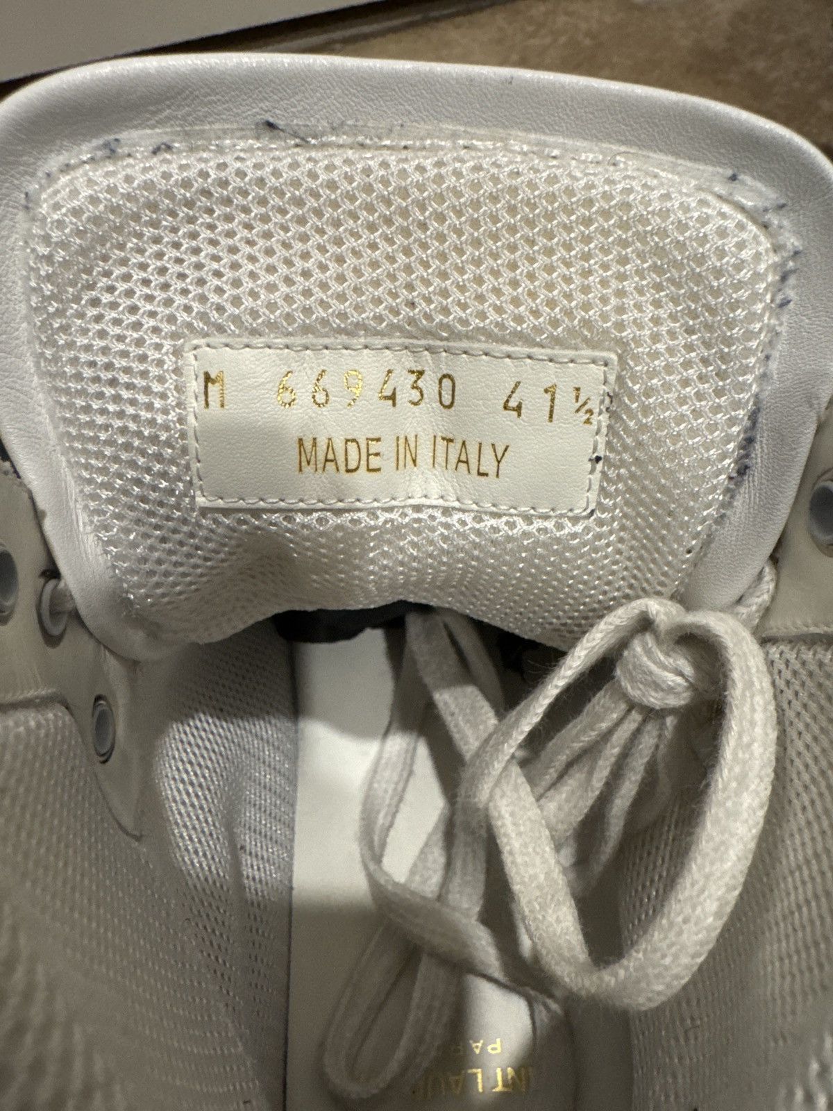 Saint Laurent Paris Saint Laurent High Top Trainers Size US 8.5 / EU 41-42 - 7 Thumbnail
